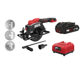 Cordless circular saw SKIL 3540 CA Compact 20V 1x25A/h 120mm 18kg SW1E3540CA+BC1E3110AA - Фото