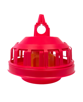 Chicken feeder Codaf Gio T/F grid anti-roosters, tall cone (CDF037/B-034-NW-GR) - Фото