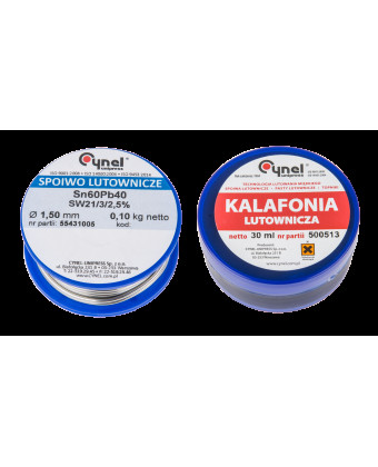 Набор для пайки TOPEX припой15ммх100г Sn60Cu40 канифоль 30мл 44E731 - Фото