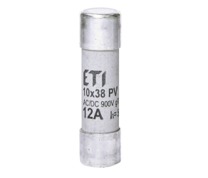 Запобіжник ETI CH 10x38 gR 12A 900V (50kA AC) (002625032) - Фото