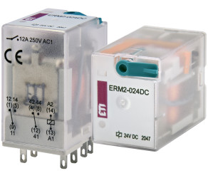Реле електромеханічне ETI ERM2-024DC 2p (002473000) - Фото