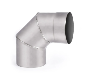 Ermaf Коленчатая труба для дымохода 45 градусов D150/200 мм, двойная RGA (N50820068) - Фото