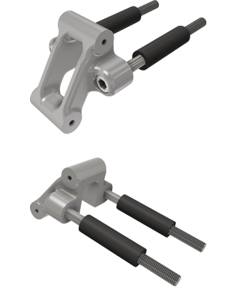 Затискач для рейкового приводу K50/60x100 Ridder (543915) - Фото