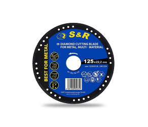 Диск алмазний 125 x 20 х 222мм по металу, Multi-material S&R (252782125) - Фото