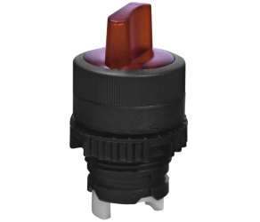 Вимикач ETI NSE-S2I-F90-R (2-х поз, з фікс з підсв 0-1, 90°, червоний) (004774090) - Фото