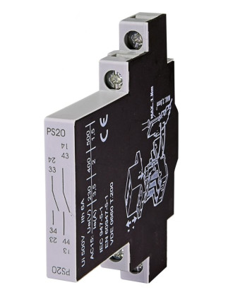 Блок-контакт ETI PS 20 (2NO, для MS25) (004600160) - Фото