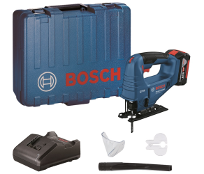 Лобзик Bosch GST 183-LI аккумуляторный бесщеточный 18В 1х4А·час 0-3300об·мин ход 20мм 16кг кейс 06015B7022 - Фото
