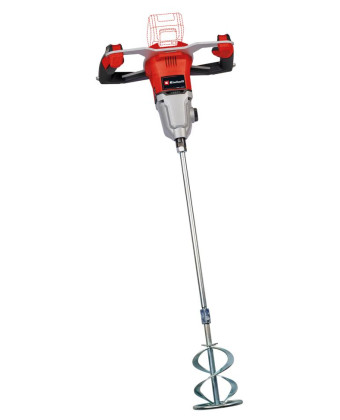 Міксер будівельний акумуляторний Einhell TP-MX 18-2LI BL - Solo PXC 18В 450/720об·хв М14 60Нм безщітковий 511кг без АКБ та ЗП 4258770 - Фото