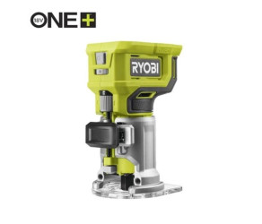 Фрезер кромковий акумуляторний Ryobi ONE+ RTR18-0 18В цанга 6 та 635мм 20000-30000об·хв мікрорегулювання LED підсвічування 12кг без АКБ та ЗП 513300 - Фото