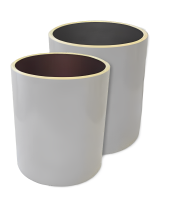 Ventilation pipe D 37 “Fleece” black HSI (10 01 31) - Фото