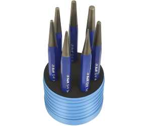 Набор выколоток S&R + кернер 7шт (1, 2, 3, 4, 5, 6 мм) в тубусе (283100077) - Фото