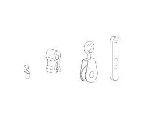 Auminum extrusion support drop kit with winching (VA600, 10 x VD319, VEN91104, VE345, VS341, Val-Co (820410) - Фото