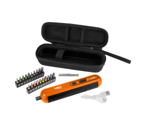 Викрутка акумуляторна Neo Tools 4В1Х15А/год 45Нм 230об/хв 20 біт 04-199 - Фото