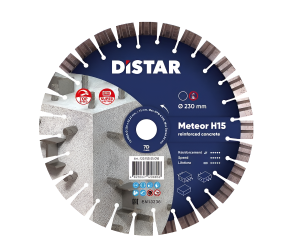 Круг алмазний вiдрiзний сегментний 230x222 бетон Meteor Di-star (12315055018) - Фото