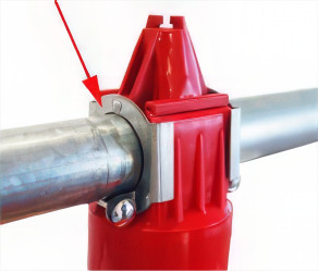 Codaf metal clamp set for 1 feeder CDF015 METALLO - Фото