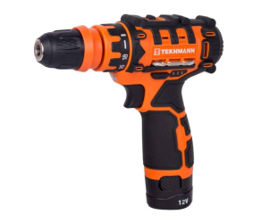 Шурупокрут-дриль акумуляторний Tekhmann TCD-12/2 DFR 12В 2х2А/год 20Нм 853784 - Фото
