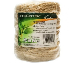 Шпагат джутовий 4мм x 50м,  GRUNTEK (295204050) - Фото