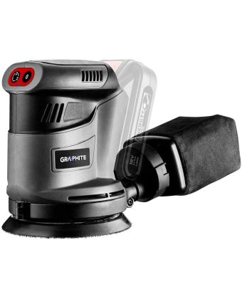 Шліфмашина ексцентрикова акумуляторна GRAPHITE Energy + 125мм 18В 9000об/хв 11кг 58G014 - Фото