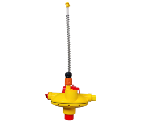 Pressure regulator, 1 outlet 22x22 mm 450 mm with pressure sensor - Фото