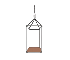 Ваги для птиці 1х1м (макс 100 кг) без підсилювача DWS-3-ZW HOTRACO (HO10000251) - Фото