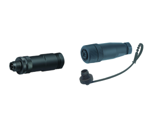 Socket + plug 7 pins (male + female + cap) WDS-7P HOTRACO (HO07990101) - Фото