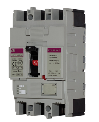 Load switch ETI ED2 1000/4 1000A (17kA) 4P (004672383) - Фото