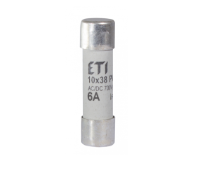 Запобіжник ETI CH 10x38 gR 6A 700V (50kA AC) (002625019) - Фото