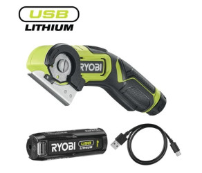Резак аккумуляторный Ryobi USB Lithium RCT4-120G 4В 2А·час рез 64мм 270об·мин 027кг 5133005639 - Фото