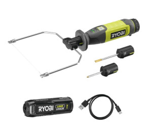 Термонеж аккумуляторный Ryobi USB Lithium RHC4-120G 4В 2А·час 150/270°С 5 сменных насадок 013кг 5133006198 - Фото