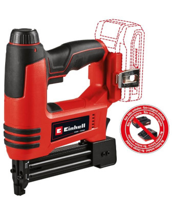 Степлер акумуляторний Einhell TE-CN 18LI - Solo PXC 18В скоба 16-22/57мм цвяхи 15-32/1мм 20уд·хв 207кг без АКБ та ЗП 4257790 - Фото