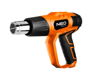 Фен будівельний Neo Tools 2000Вт 70-600;C 300/500л/хв 077кг 04-710 - Фото