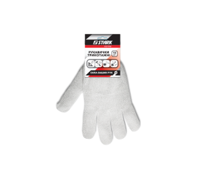 Набір рукавичок без ПВХ  білі, 130 текс, 7 кл10 розмір,10 шт STARK (510083010) - Фото