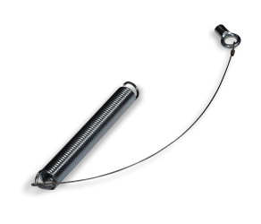 Big Dutchman Трос 1 мм нержавеющая сталь с пружиной натяжения и рим-гайкой M6 83-00-7148 - Фото