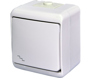 Сходовий вимикач з підсвіткою ETI VHE-3L (білий, IP54) (004668009) - Фото