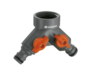 Распределитель 2-канальный 26,5 мм (3/4), GARDENA (00938-2000000) - Фото