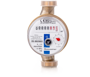 Лічильник води 3/4 макс 10 бар, витрата води 3 м3/год Monoflo (50001) - Фото