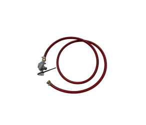 Connection kit 1“: 2 reinforced hoses 1“, L = 2000 mm, 1 ball valve 1“, 1 balance valve 1“ HSI (20 50 22) - Фото