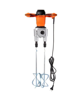 Міксер будівельний Tekhmann TEM-1600 TWIN 1600Вт 200-480/300-750об/хв М14 84кг 850617 - Фото