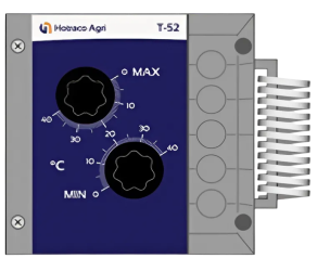 Double thermostat minimum/maximum 0-40°C & 32-104°F min/max T-52 HOTRACO (HO13000300) - Фото