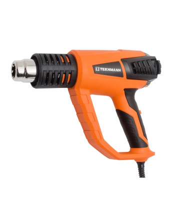 Фен будівельний Tekhmann THG-2003 2000Вт 50/400/600°С 250/250/500л·хв 07кг 845281 - Фото