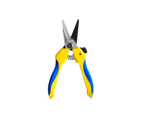 Universal scissors 190 mm straight (cardboard, plastic, leather, rubber, etc) S&R (186190042) - Фото