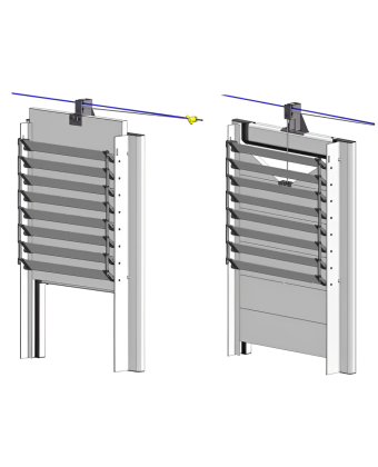 Клапан перекидний настінний UF-5350 AeroFlex Stienen (430273) - Фото