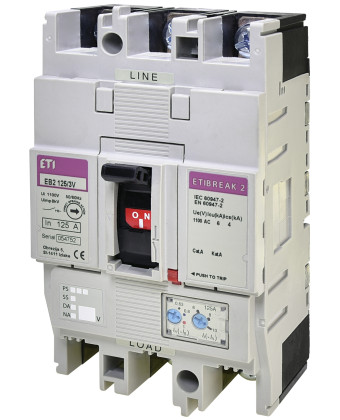 Circuit breaker, ETI, 125A (004671376) - Фото