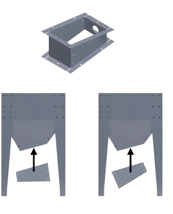 Контейнер для корма, под силос, OPV-FWS-W, HOTRACO (HO10090220) - Фото
