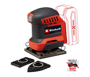 Шліфмашина вібраційна акумуляторна Einhell TE-OS 18/113 3X Li - Solo 18, 113х101мм 104кг без АКБ і ЗП 4460730 - Фото