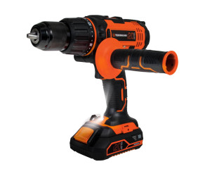 Шурупокрут-дриль акумуляторний Tekhmann  TCD-60/i20 kit 20В 1x2А·год 60Нм 440·1650об·хв 155кг 848394 - Фото