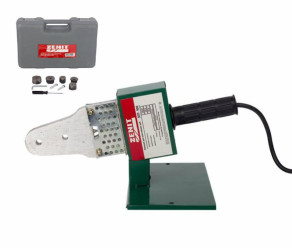 Паяльник для пластиковых труб Зенит ЗПТ-900 900Вт 50-300°C насадки 20 25 32мм 06кг 841419 - Фото