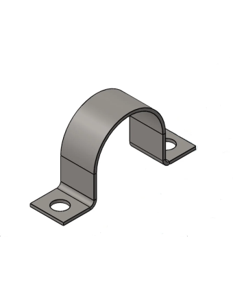 Крепление для труб Monoflo диаметр 63 мм, отверстие 11 мм (70025) - Фото