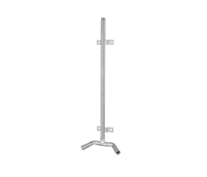 Double outlet pipe Monoflo D1/2, length 660 mm (80266) - Фото