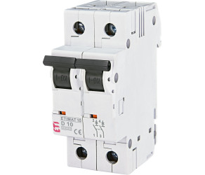 Автоматичний вимикач ETI ETIMAT 10 2p D 10А (10 kA) (002153714) - Фото